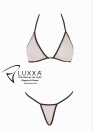 Luxxa Made in France SOUTIEN GORGE INVISIBLE NOIR STRASS 2
