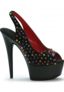 Schuhe: Pin-Up Heels 609-BEDAZZLED