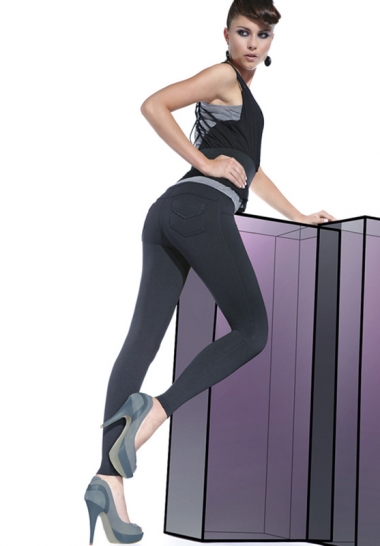 Yoga Pants Bas Bleu Sandra