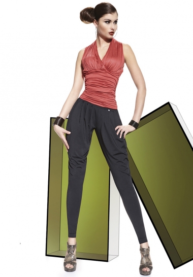 Yoga Pants Bas Bleu Kleo
