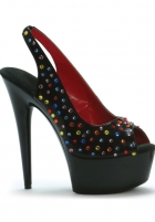 Pin-Up Heels 609-BEDAZZLED