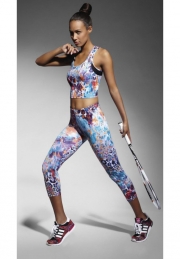 Yoga Pants Bas Bleu Legging sport Caty70